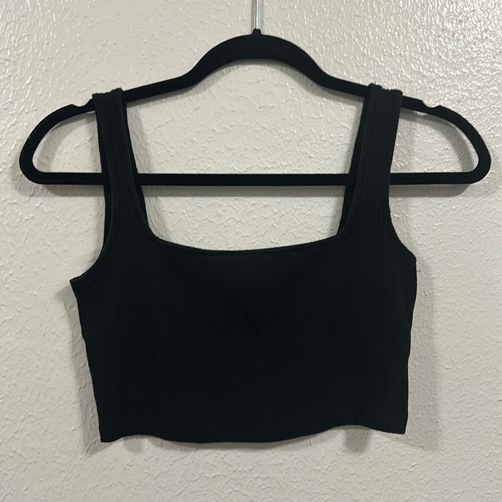 Black Crop Top